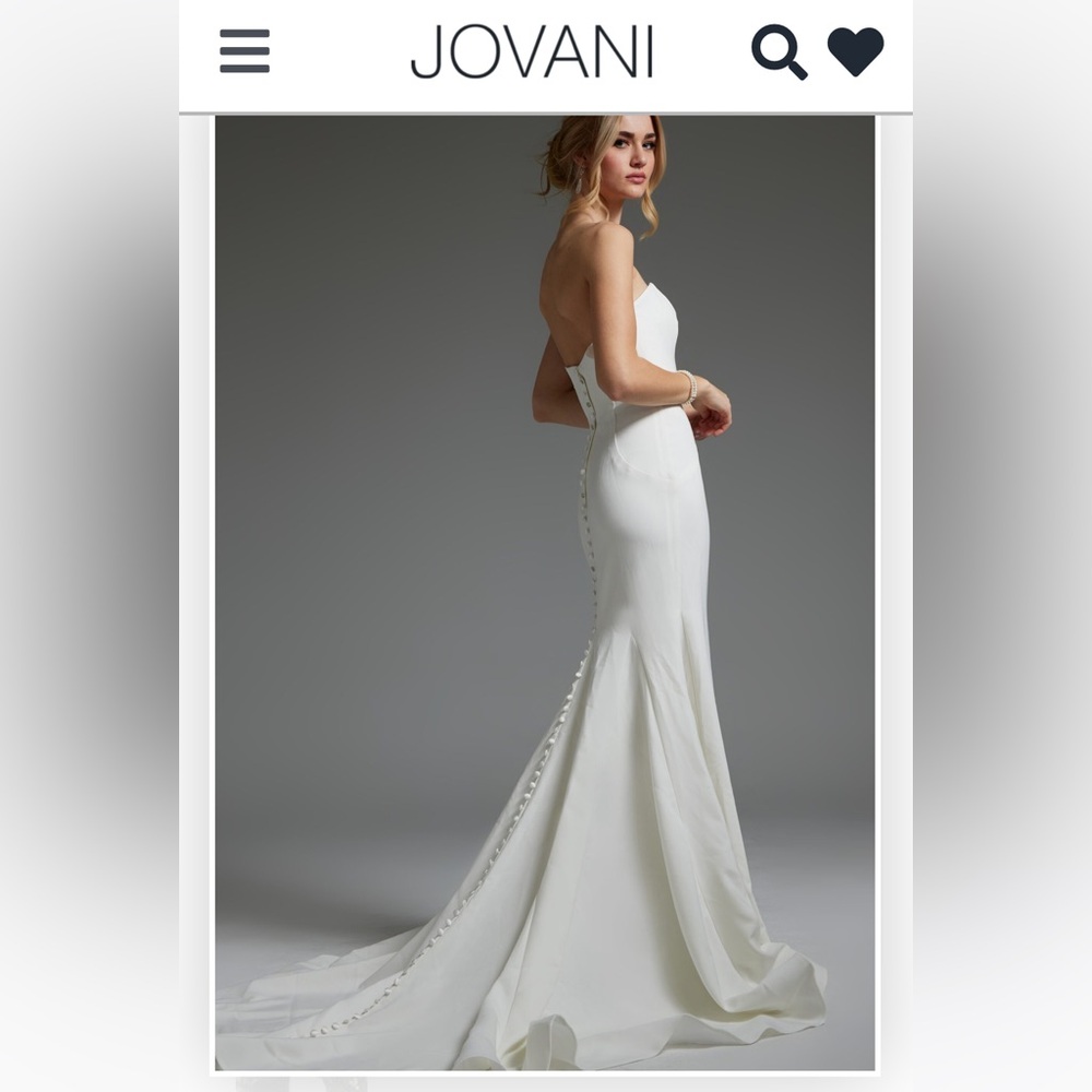 Jovani Bridal - JB06912 Strapless Sweetheart Bridal Gown